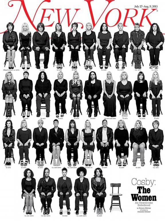 ΗΠΑ: Στο εξώφυλλο του περιοδικού New York τα πρόσωπα των φερόμενων θυμάτων του Μπιλ Κόσμπι (pic)
