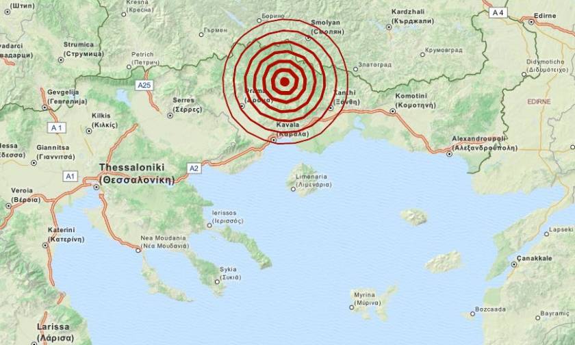 Σεισμός 4 Ρίχτερ μεταξύ Δράμας και Ξάνθης (pic)