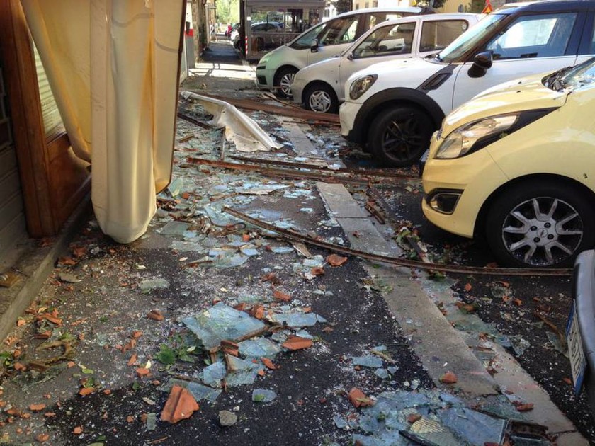 Φλωρεντία: Μεγάλες καταστροφές από ισχυρή νεροποντή 