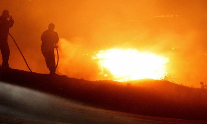 Ρέθυμνο: Πυρκαγιά τα ξημερώματα της Δευτέρας στο Δήμο Αμαρίου