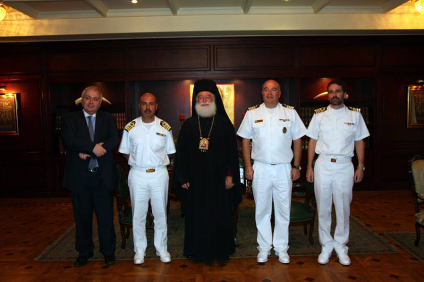 Στην Αίγυπτο το αρματαγωγό «Ικαρία»-Στον Πατριάρχη οι Ναυτικοί Δόκιμοι (pics)