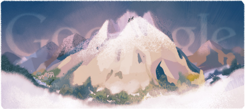Λευκό Όρος: Η Google τιμά με doodle την 229η επέτειο από την πρώτη ανάβαση στο Mont Blanc
