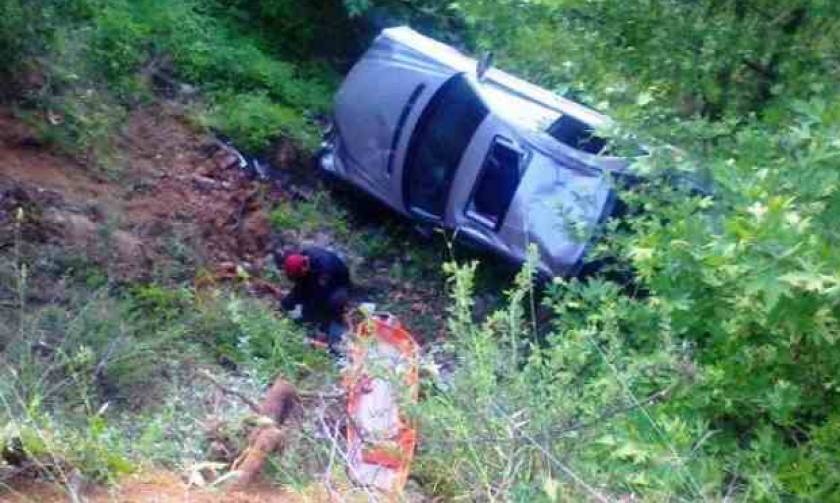 Ηράκλειο: Αυτοκίνητο έπεσε σε γκρεμό 150 μέτρων