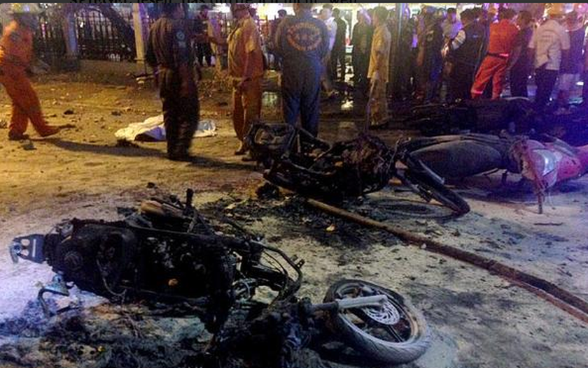 Τη στιγμή της έκρηξης στην Μπανγκόκ κατέγραψε κάμερα ασφαλείας (video & photos) 
