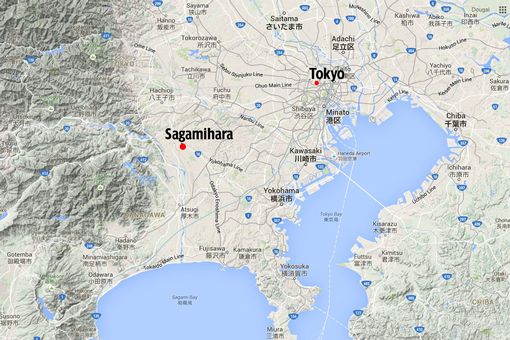 MAP Sagamihara Japan explosions