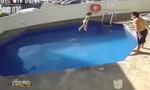 Σαδιστικό αμόκ: Πατριός  πνίγει αργά και βασανιστικά σε πισίνα την τρίχρονη κόρη του (video)