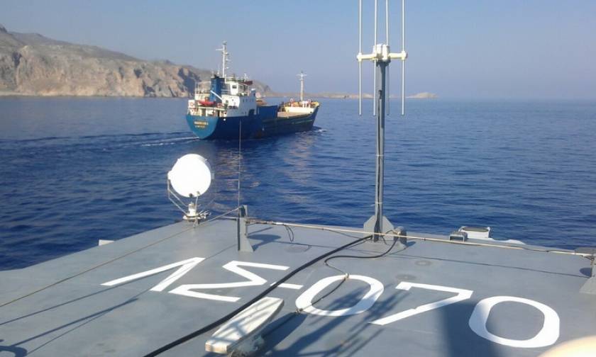 Αυτό είναι το φορτηγό πλοίο που μετέφερε όπλα νότια της Κρήτης (pics)