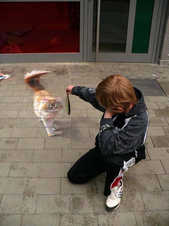 Απίθανη 3D τέχνη του δρόμου από τον Nikolaj Arndt (photos)