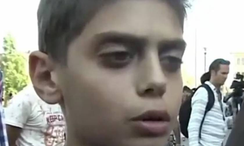Συγκλονίζει 13χρονος Σύριος: Σταματήστε τον πόλεμο και δεν θα θέλουμε να πάμε στην Ευρώπη (video)