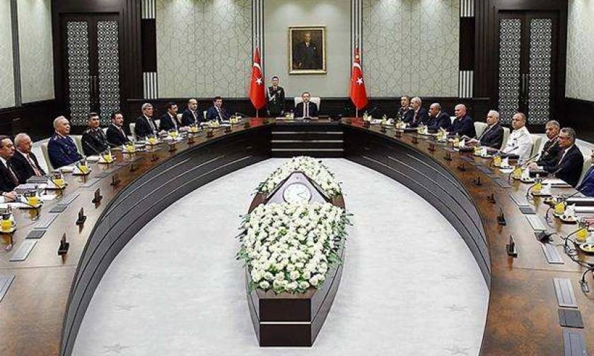 Συνεδρίαση του Συμβούλιου Εθνικής Ασφαλείας της Τουρκίας