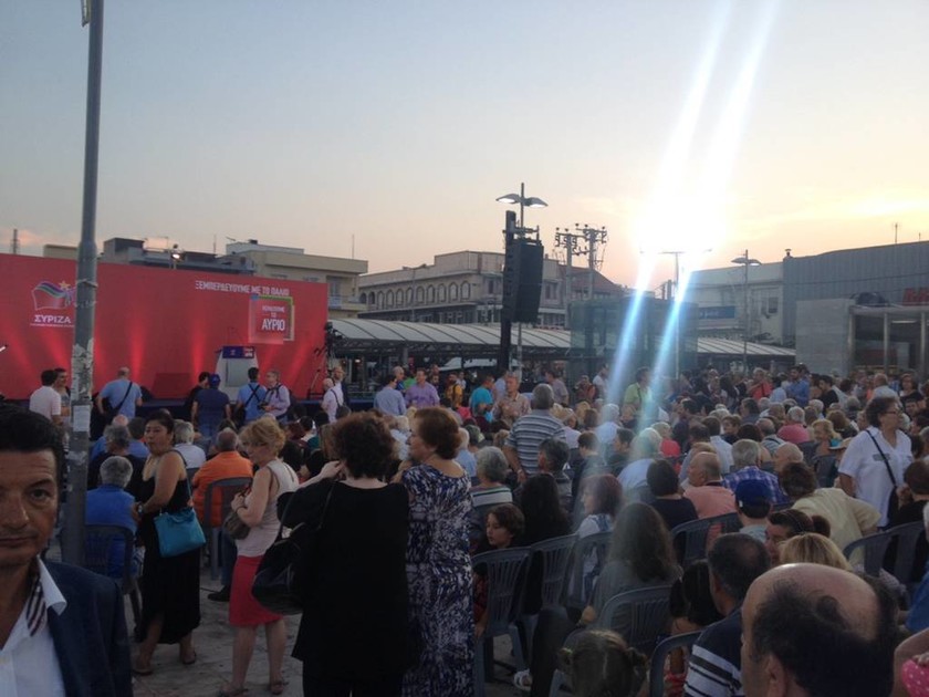 Εκλογές 2015: LIVE η ομιλία του Αλέξη Τσίπρα στο Αιγάλεω 