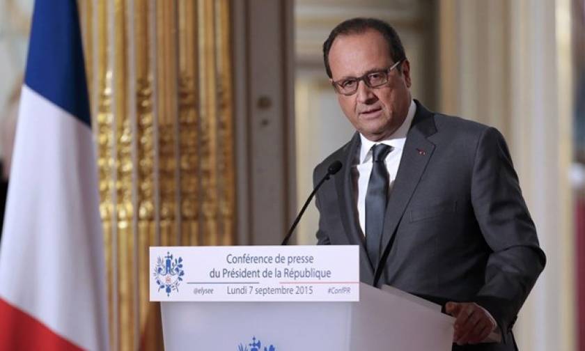 Ολάντ: Η Γαλλία ανοίγει τις πόρτες της για 24.000 πρόσφυγες