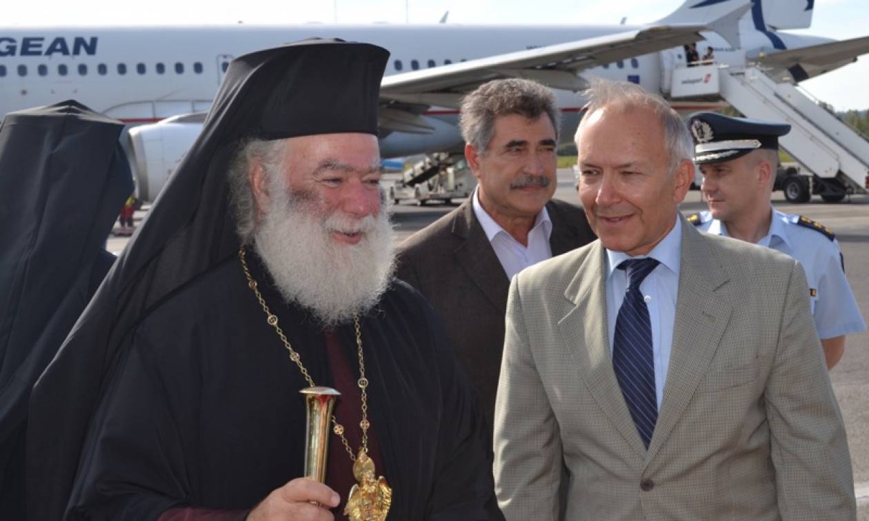 Εκλογές 2015: Την ευχή του πατριάρχη Αλεξανδρείας πήρε ο Στέφανος Γκίκας