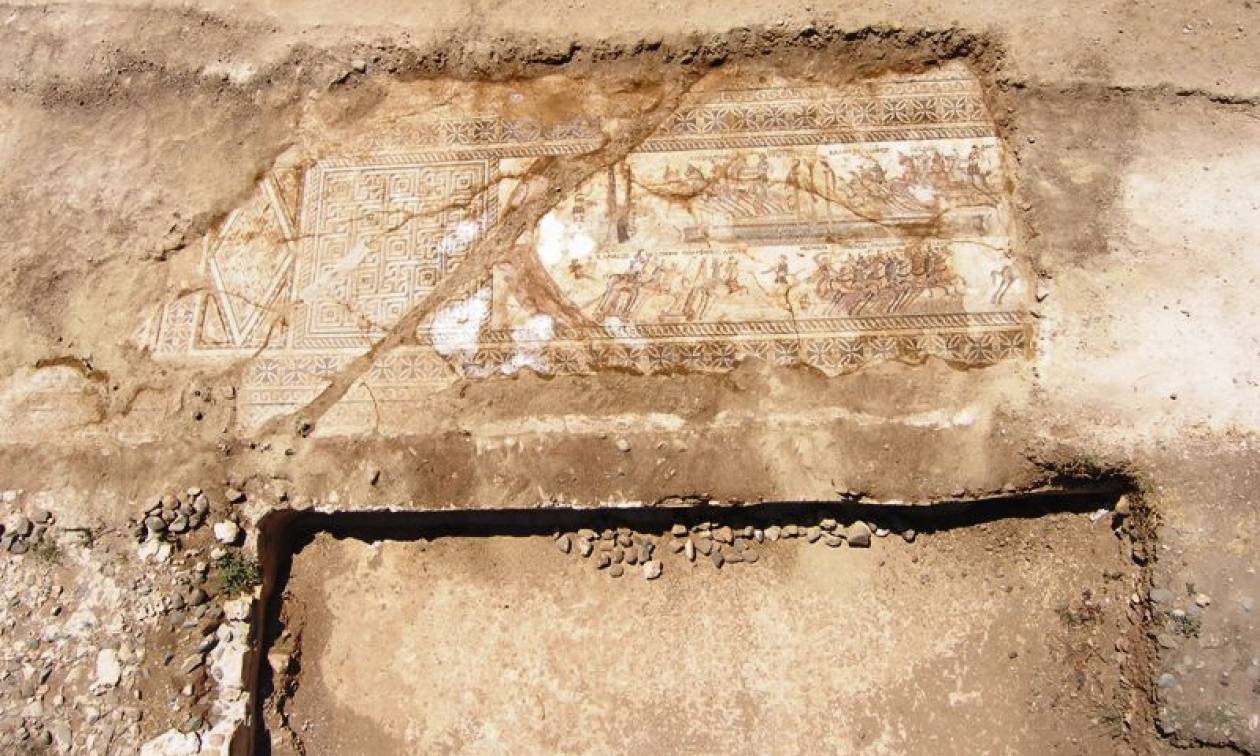Κύπρος: Αποκαλύφθηκε εντυπωσιακό ψηφιδωτό του πρώτου μισού του 4ου αιώνα μ.Χ. (photos)
