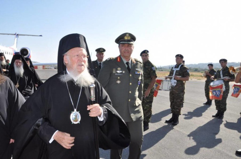 H άφιξη του Οικουμενικού Πατριάρχη στη Χίο (pics)