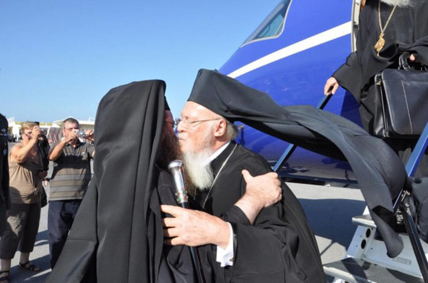 H άφιξη του Οικουμενικού Πατριάρχη στη Χίο (pics)