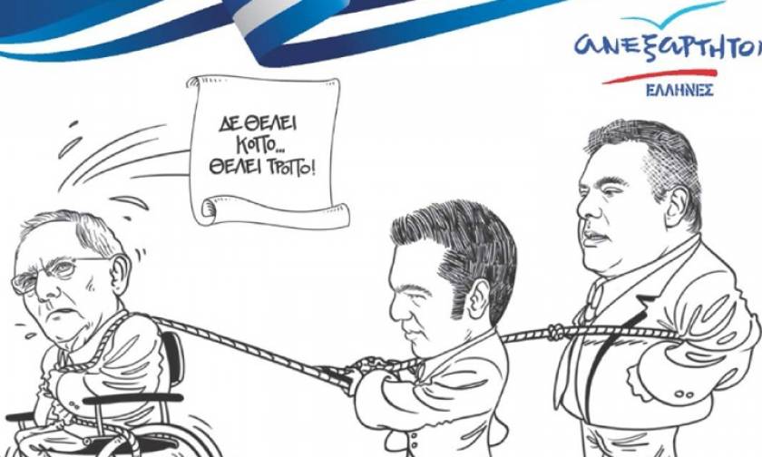 Εκλογές 2015: Οι ΑΝΕΛ ρίχνονται στη «μάχη» της κάλπης και με προεκλογικά σκίτσα