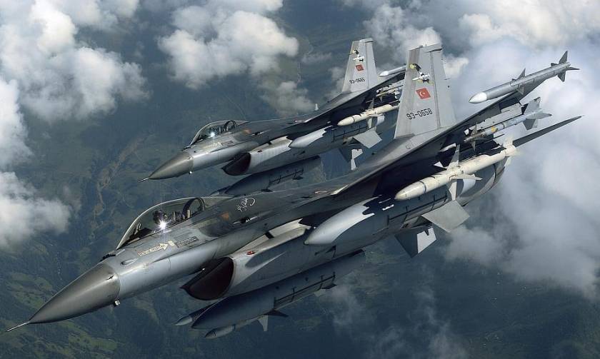 Νέα πρόκληση της Τουρκίας: Υπερπτήση τουρκικών F - 16 πάνω από το Φαρμακονήσι
