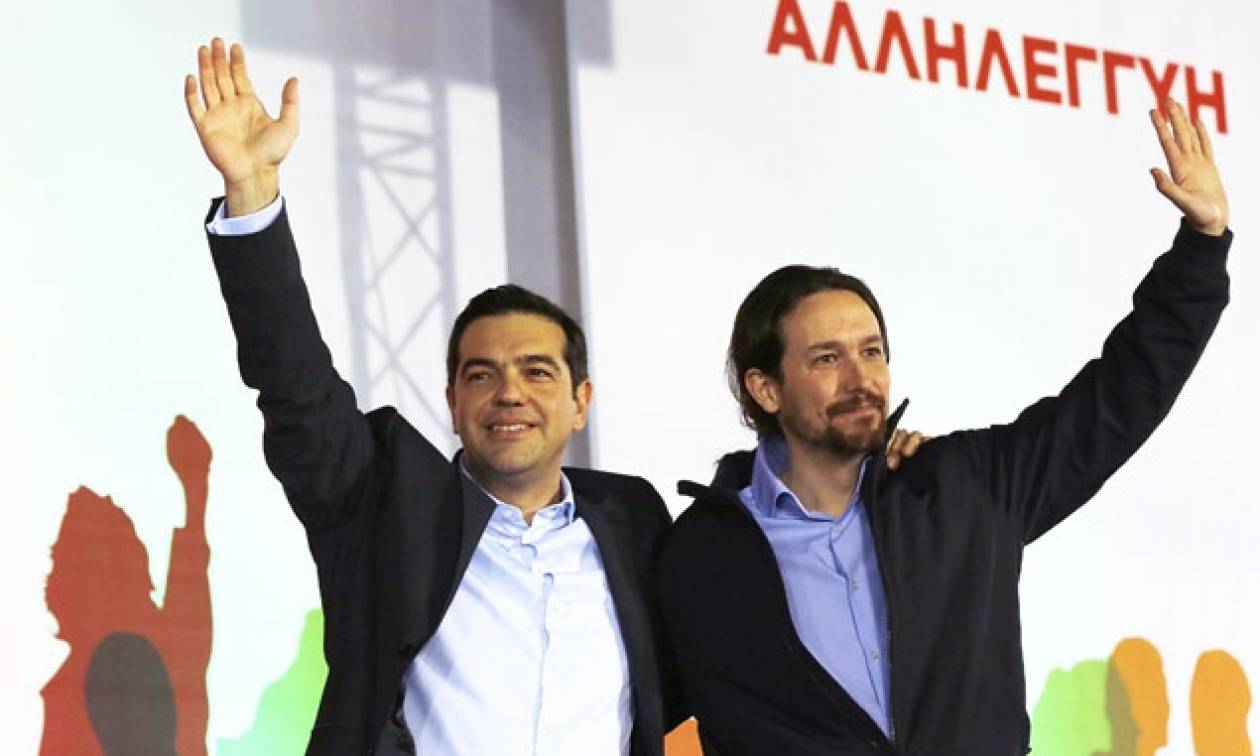 Εκλογές 2015 - Ο Πάμπλο Ιγκλέσιας στην κεντρική προεκλογική συγκέντρωση του ΣΥΡΙΖΑ στο Σύνταγμα