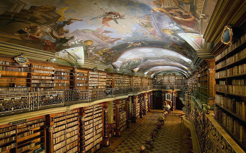 H πιο όμορφη βιβλιοθήκη του κόσμου βρίσκεται στην Πράγα (photos)