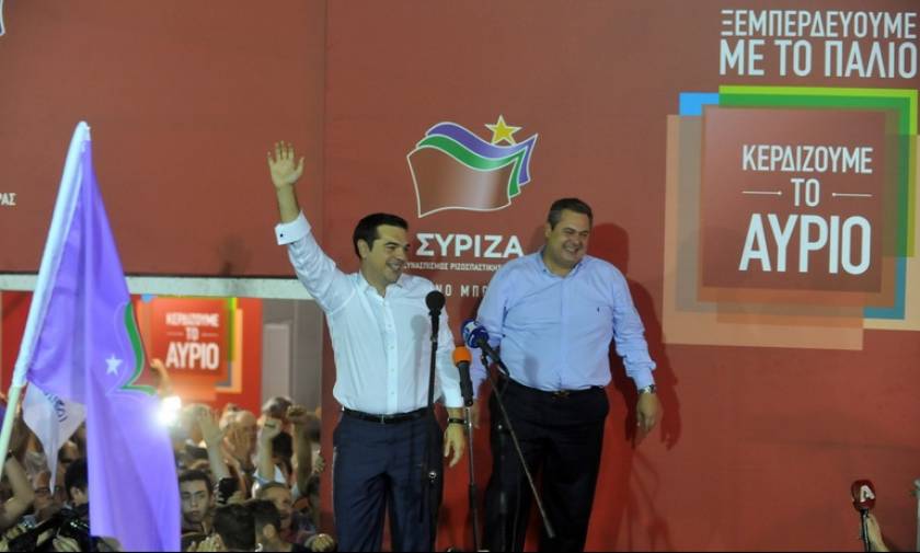 Αποτελέσματα εκλογών 2015: Αγγίζει το 7,4% η διαφορά ΣΥΡΙΖΑ – ΝΔ στο 99,44% της Επικράτειας