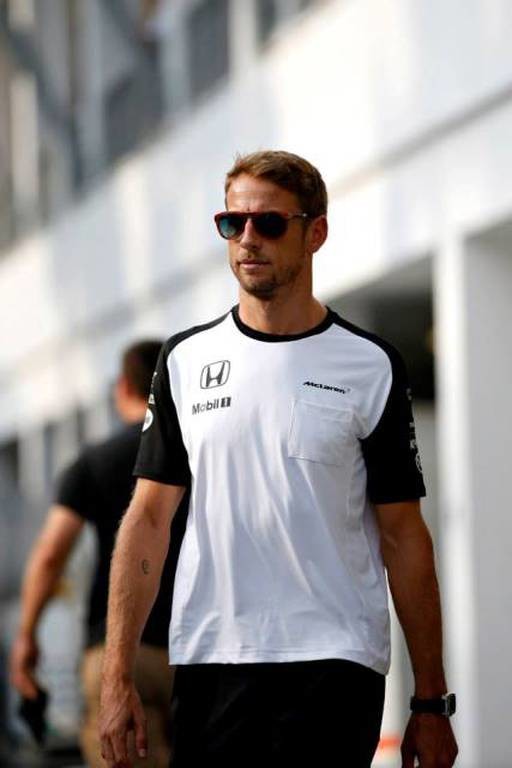 O Jenson Button στη Σιγκαπούρη