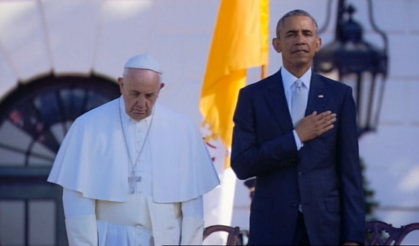 Στο Λευκό Οίκο ο Πάπας Φραγκίσκος (videos+photos)