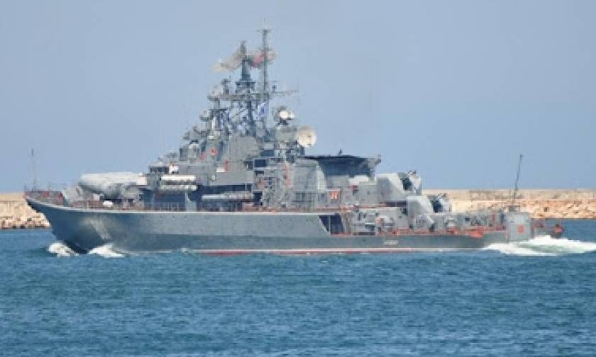 Δύο ρωσικά πολεμικά πλοία πέρασαν από το Αιγαίο
