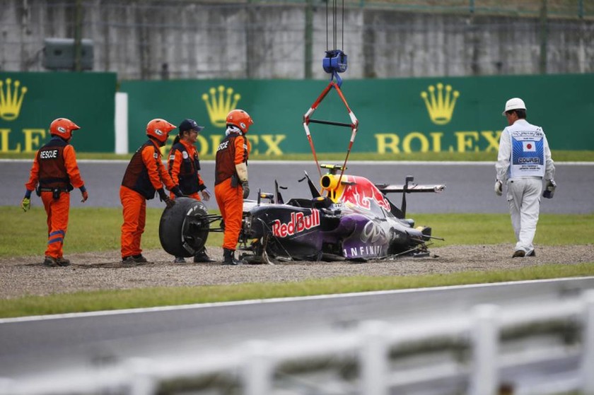 F1 Grand Prix Ιαπωνίας: Τρομαχτικό ατύχημα για τον Daniil Kvyat (photos & video)