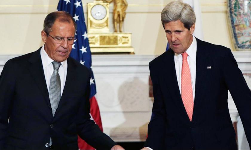 ΟΗΕ: Κέρι και Λαβρόφ συζήτησαν τις δυνατότητες για μια «μετάβαση» στη Συρία