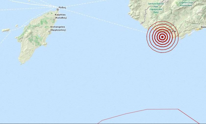 Σεισμός 4 Ρίχτερ στο Καστελλόριζο (pic)
