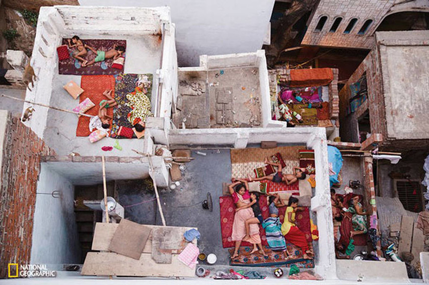 Ταράτσες σπιτιών, Varanasi