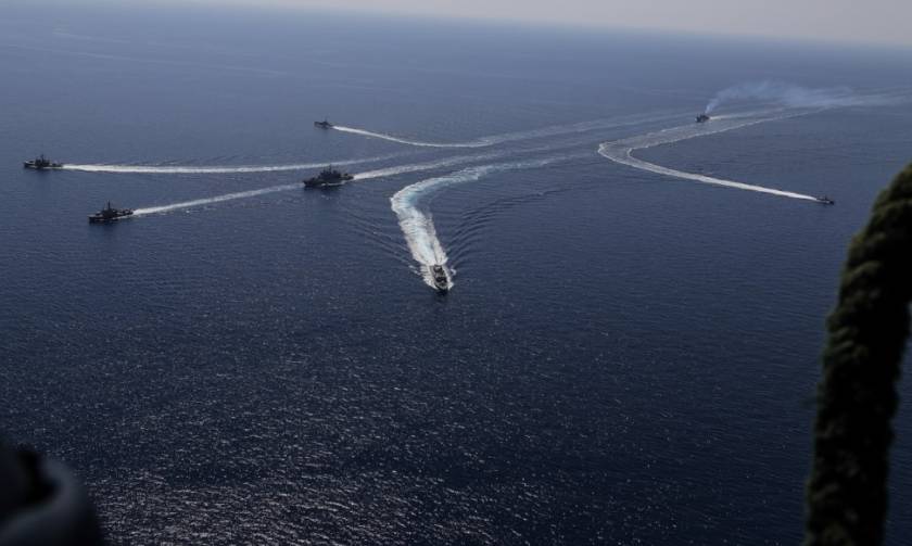Άσκηση Παρμενίων 2015: Ο στόλος του Πολεμικού Ναυτικού στο Β. Αιγαίο