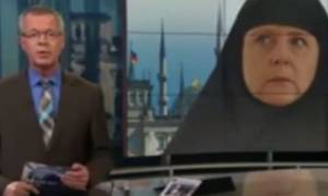 Σάλος με την αποτυχημένη σάτιρα γερμανικού καναλιού που «φόρεσε» τσαντόρ στη Μέρκελ (video)