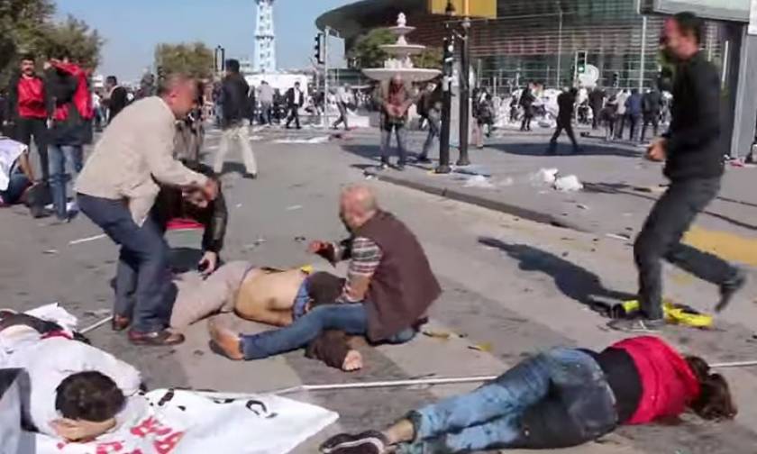 Σκληρό βίντεο: Τα πρώτα λεπτά μετά το αιματοκύλισμα στην Άγκυρα