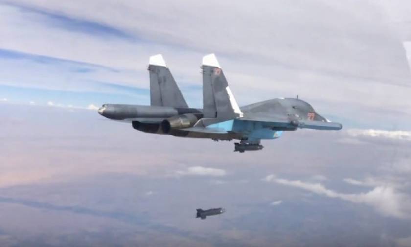 Συρία: Η ρωσική Πολεμική Αεροπορία έπληξε 53 «στόχους του ΙΚ» στη χώρα