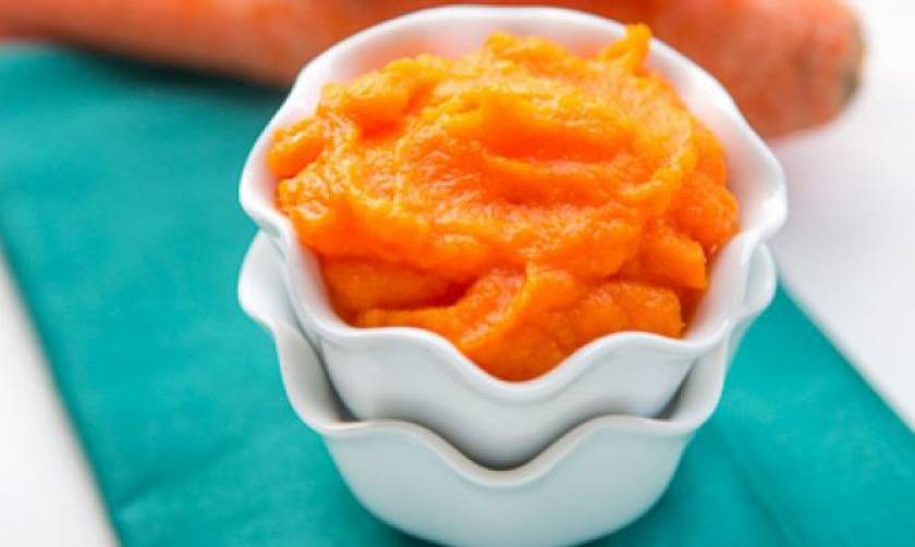 Φαγητό για μωρά: Νόστιμος πουρές καρότου