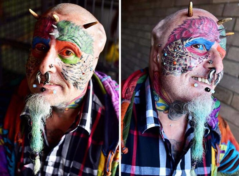 Ο άντρας που έκοψε τα αυτιά του για να γίνει… παπαγάλος (photos)