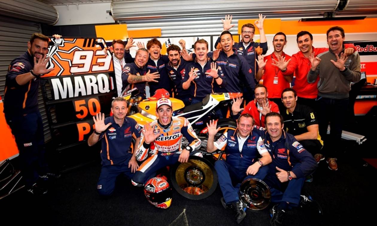 MotoGP Grand Prix Αυστραλίας: Η πέμπτη και 50η νίκη του Marquez