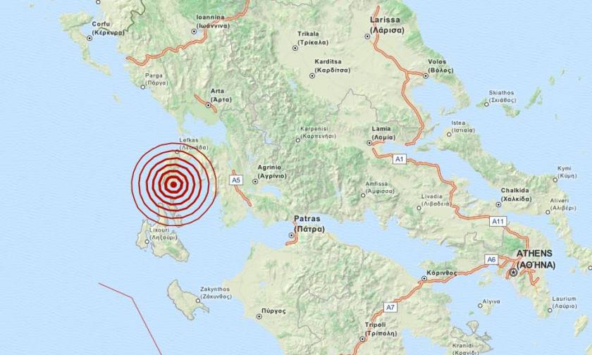Σεισμός 3,8 Ρίχτερ στη Λευκάδα (pic)