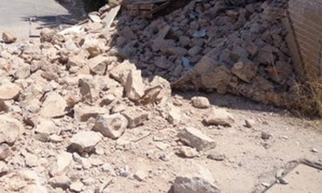 Κατέρρευσε μονοκατοικία στο Καματερό λόγω της κακοκαιρίας