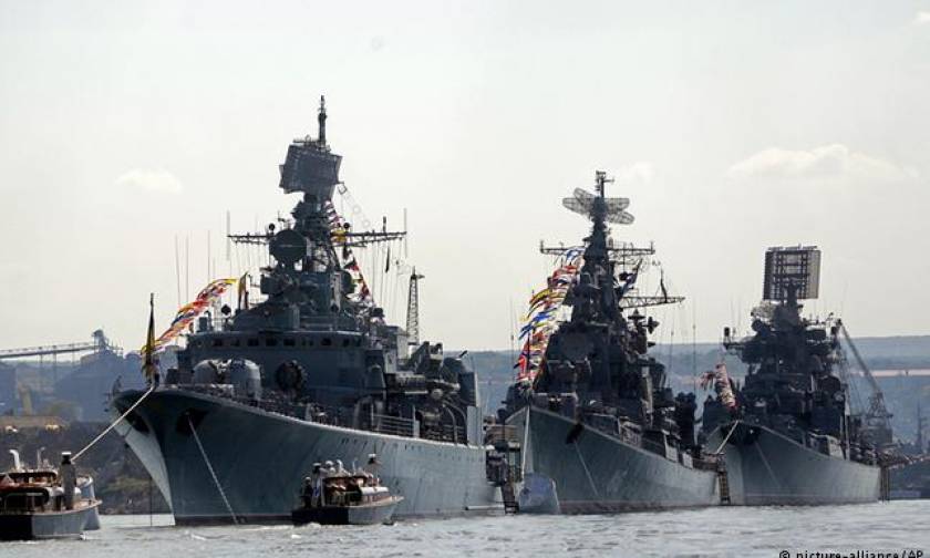 Ρωσικές ναυτικές ασκήσεις στην Κριμαία
