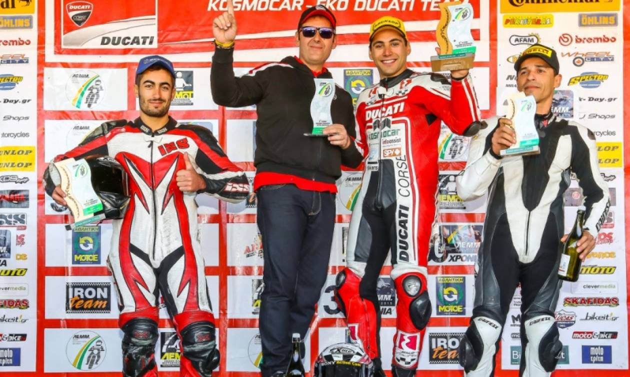Παν. Πρωτάθλημα Μοτοσυκλετών: Ducati και Πίππος νικητές στα Μέγαρα