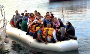 Βίντεο ντοκουμέντο: Δραματική διάσωση μεταναστών στη Λέσβο