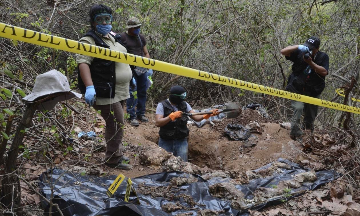 Mεξικό: Βρέθηκε ομαδικός τάφος - Ύποπτοι εγκληματικής ενέργειας αστυνομικοί