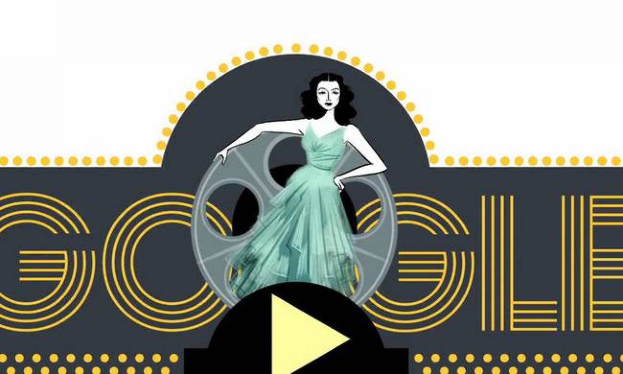 Χέντι Λαμάρ: Η Google τιμά με doodle την 101η επέτειο από τη γέννηση της (photos+videos)