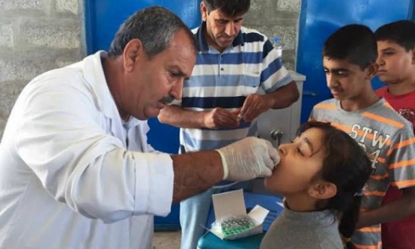Ιράκ: Εμβολιασμός χιλιάδων προσφύγων για την αποτροπή της εξάπλωσης της επιδημίας χολέρας