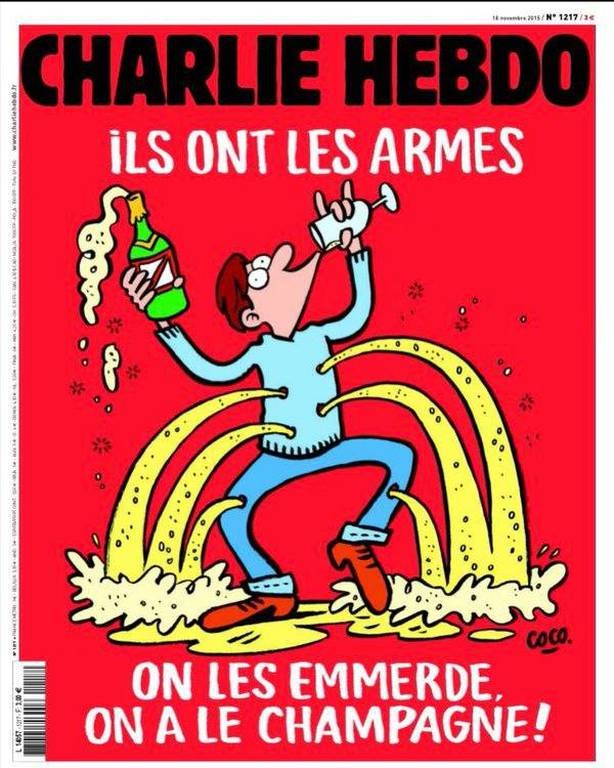 Το Charlie Hebdo απαντά στους τζιχαντιστές με επικό εξώφυλλο