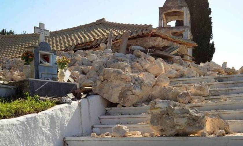 Village in Lefkada bears the brunt of damages after strong earthquake
