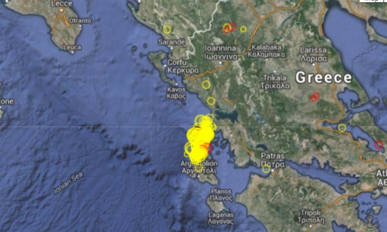 Συνεχίζεται ο τρόμος των Ρίχτερ στη Λευκάδα: Σεισμός 4,1 βαθμών